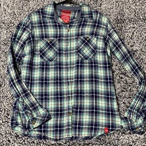 Dickies blue flannel shirt